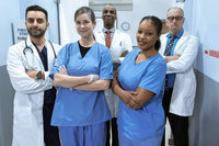 Team of surgeons and medical staff
