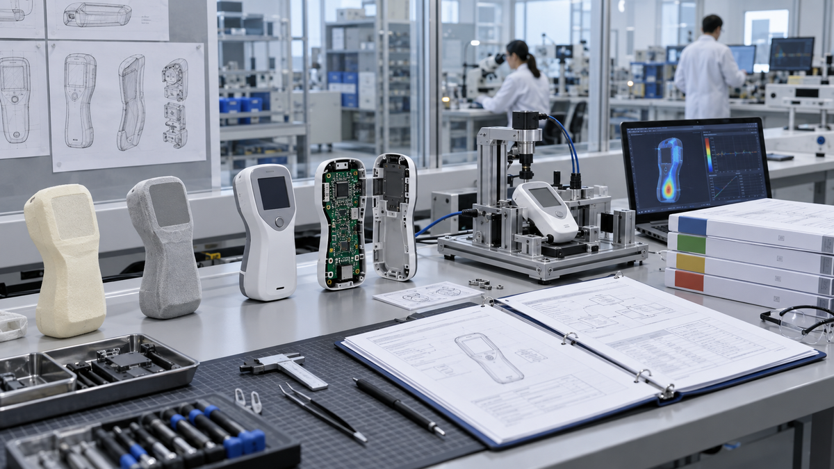 Medical device concept models, functional prototypes and verification equipment across the development lifecycle